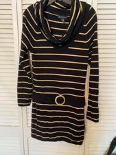 Large INC Black & Gold Dress (NEVER WORN)
