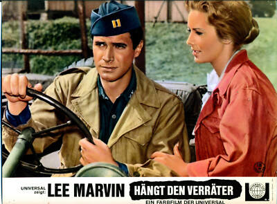 HÄNGT DEN VERRÄTER * AUSHANGFOTO #24  LEE MARVIN, VERA MILES Sergeant Ryker