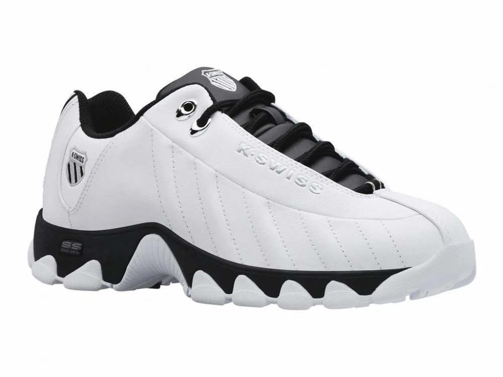 Men K-Swiss ST329 CMF Leather Shoes 03426-102 White Black 100% Original New
Opens in a new window or
