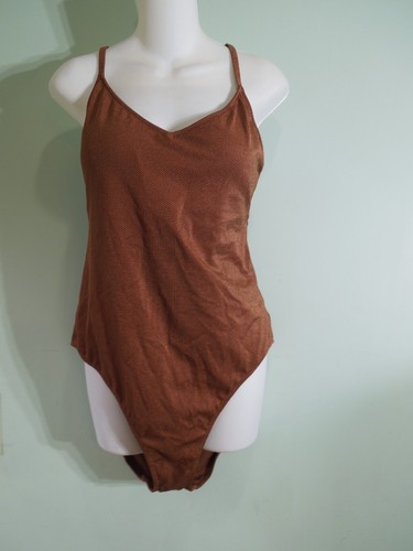 NEW AMERICAN EAGLE AERIE XXL FULL COVERAGE BROWN SWIMSUIT