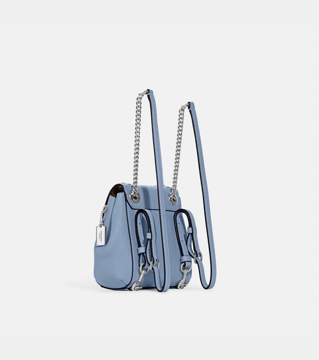 バッグ COACH Coach Leather Convertible Mini Backpack (Black) - (C5677) for sale