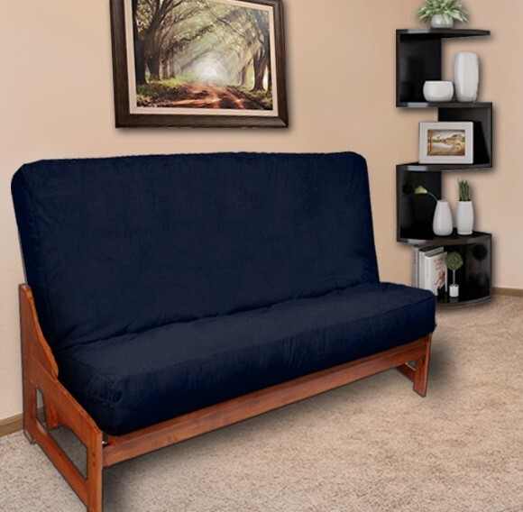 NEW Navy Blue FUTON COVER Full Size 54x75 Zippered Futon Cover eBay