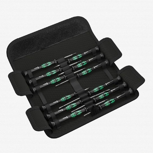 Wera Kraftform Micro Screwdriver Set for Electronic Applications, 12 Pieces 05073675001