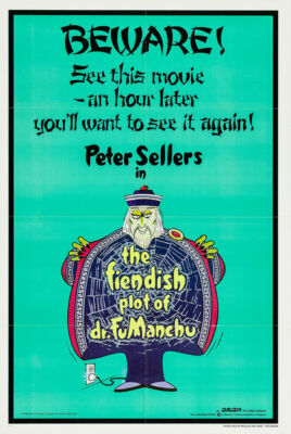 The Fiendish Plot Of Dr Fu Manchu Movie Poster 27''x40'' Reprint 27x40 USA SELLER