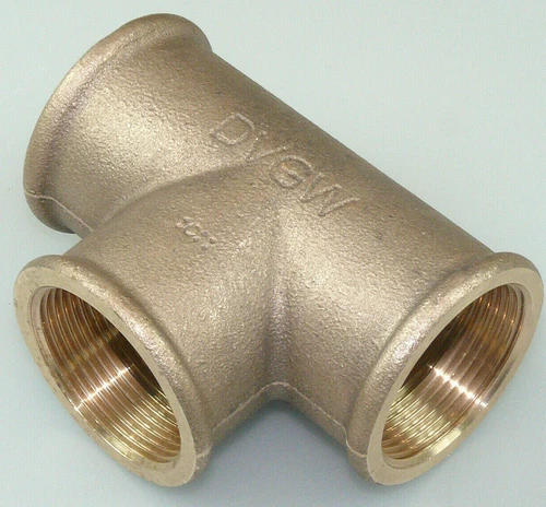 VIEGA ROTGUSS T-STÜCK 2" IG DN50 GEWINDEFITTING SCHRAUBFITTINGE FITTING 264321