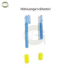 Dental Blue Bar Yellow Clips Bolt Cap Overdenture Female Attachment Rider L/S