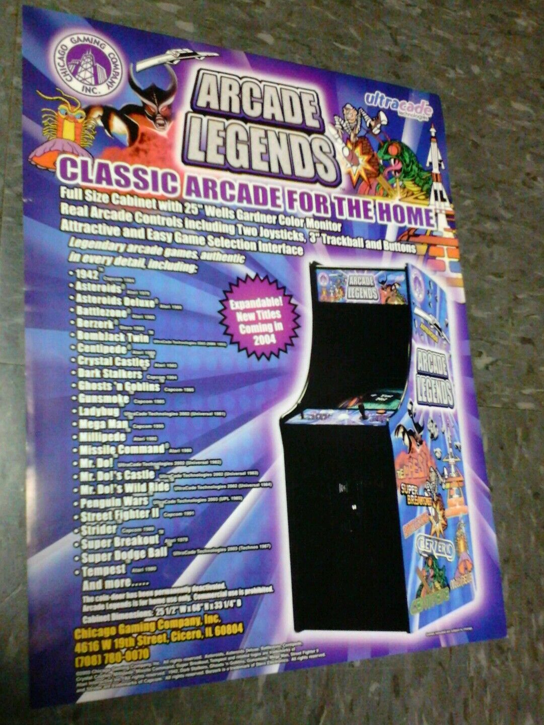 Ultimate Arcade / Ultracade Arcade Game Cabaret **263 Games** FUN