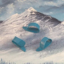 STEEL ~ DOBRO ~ BANJO PLAYERS ~ MEDIUM BLUE FLEX 52 ~ 3 PC THUMB PICK SET