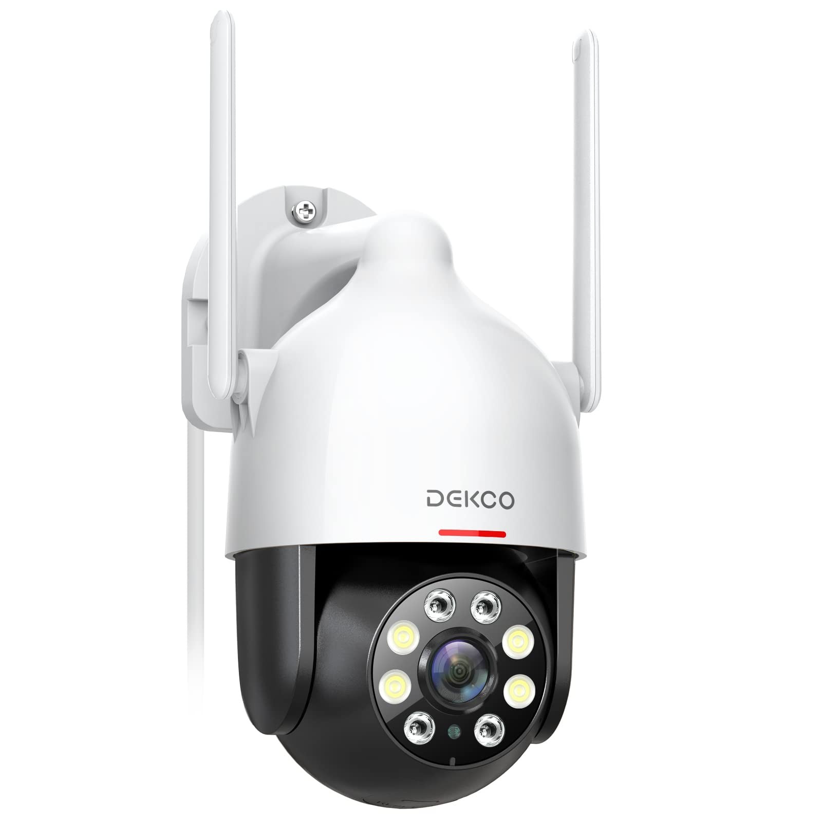 DEKCO 2K Security Camera Outdoor with Motion Tracking, Pan-Tilt 360° View, CC...