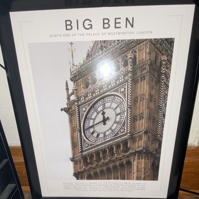 Big Ben Framed Art Print Elizabeth Tower Palace of Westminster London