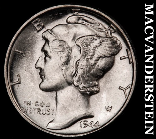 1944 Mercury Dime- Silver Super Choice Gem Brilliant Uncirculated++++  #i3464