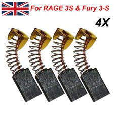 4x Carbon Brushes for Evolution RAGE 3S & Fury 3-S 210mm Mitre Saw 030-0254 UK