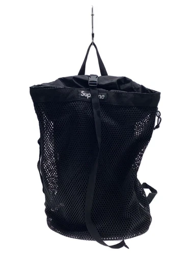 Sac à dos Supreme sac à dos polyester noir 23SS maille occasion