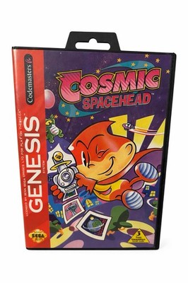 Cosmic Spacehead Sega Genesis Complete in Box With Manual