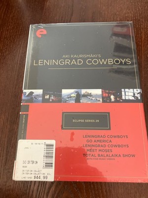 KAURISMAKI'S LENINGRAD COWBOYS - Eclipse 29/CRITERION 3 dvd set - NEW SEALED!
