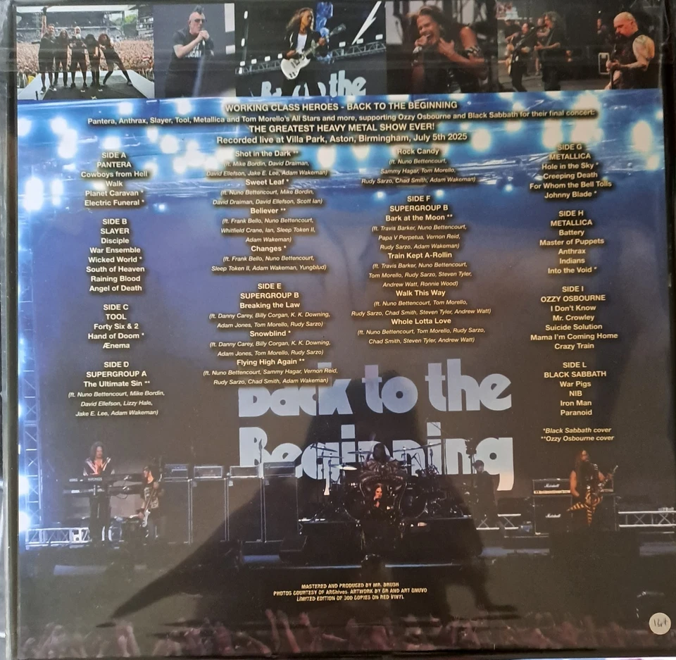 Ozzy Osbourne/ Black Sabbath Back To The Beginning Box Set Ltd to 300 - Image 2 of 2