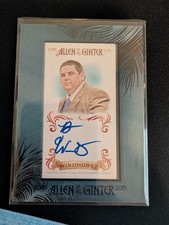 BRIAN WINDHORST 2015 Topps Allen & Ginter Mini Framed on-card AUTO / AUTOGRAPH