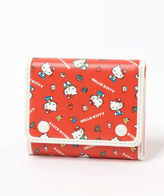 Sanrio Characters x LOWRYS FARM HELLO KITTY Mini Wallet Red 2026 Summer JP LTD