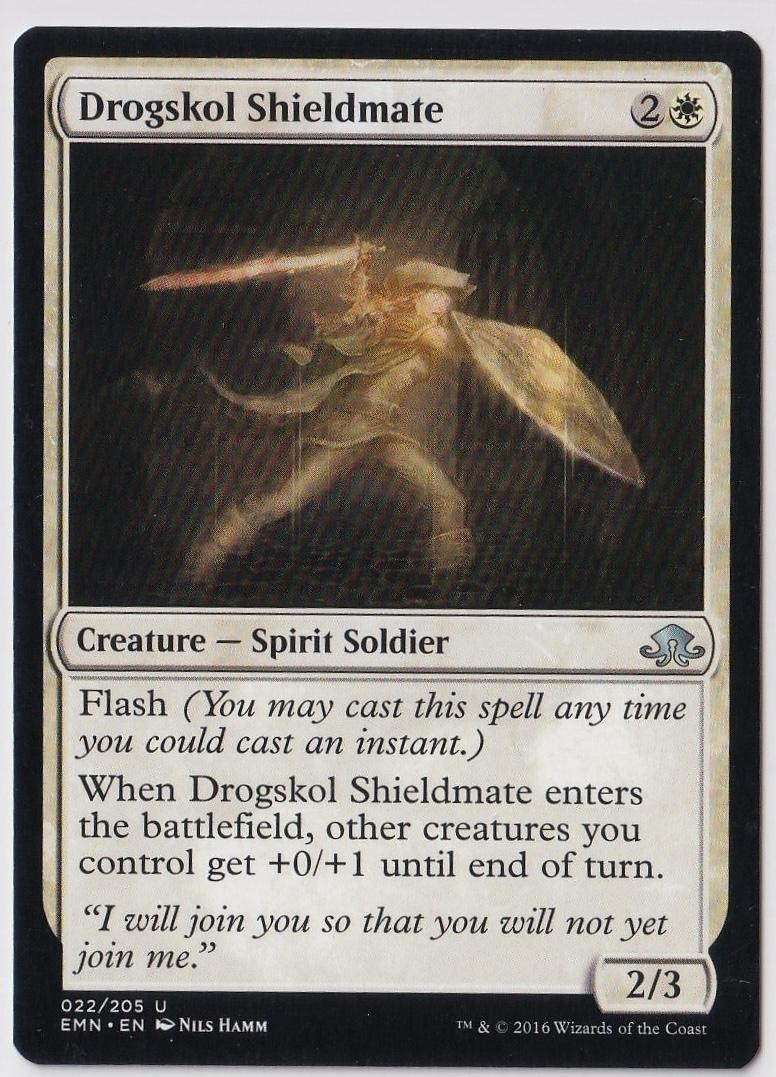 Drogskol Shieldmate 22 UC Eldritch Moon Magic: The Gathering NM
