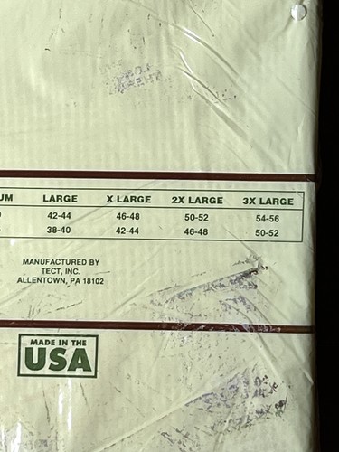 Timber Trail Mens Vintage Thermal Long Sleeve Shirt Size 2X Made USA Underwear - Picture 2 of 3