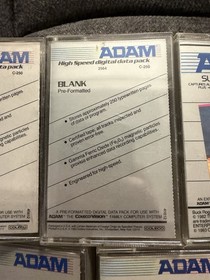 Coleco Adam Cassette Lot Of 5 Buck Rogers Smart Basic Expertype Colecovision
