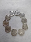 Lot of 10 90% Silver 🔥Roosevelt Dimes🔥 1946- 1954 P D $1 Face #34