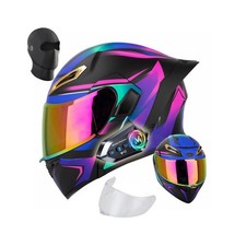 Womens Motorcycle Helmet with Bluetooth - DOT Modular Motorcycle Helmets with...