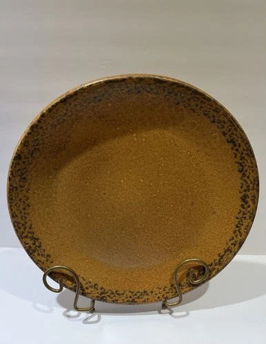 Set of 2 Vintage 1970s McCoy Canyon Mesa 12” Dinner Plates – Rustic Textured