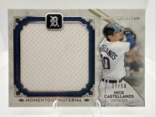 2014 Topps Museum Collection #MMJR-NCA Nick Castellanos /50 Blue Jumbo Relic