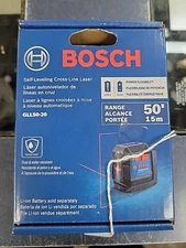 BOSCH GLL50-20G 50 Ft Green-Beam Self-Leveling Cross-Line Laser / Ships Fast!