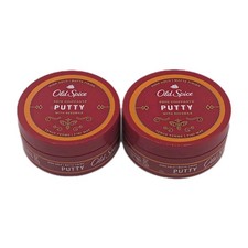 Old Spice Putty with Beeswax High Hold  Matte Finish 2.22 Oz. New Lot Of 2