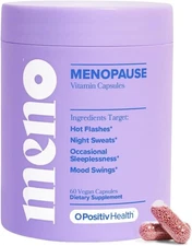O Positiv MENO Vitamins for Menopause-Menopause Supplement for Women-30 Servings