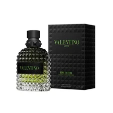 Uomo Born In Roma Green Stravaganza by Valentino 3.4 EDT Cologne Men New in Box