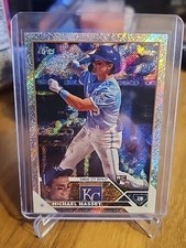 Michael Massey 2023 Topps Rainbow Foil Foilboard SP /608 NRMT+ Rookie Royals RC