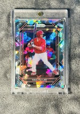 Hao-Yu Lee 2023 Prizm Baseball Silver Cracked Ice SSP Variation Rookie Parallel