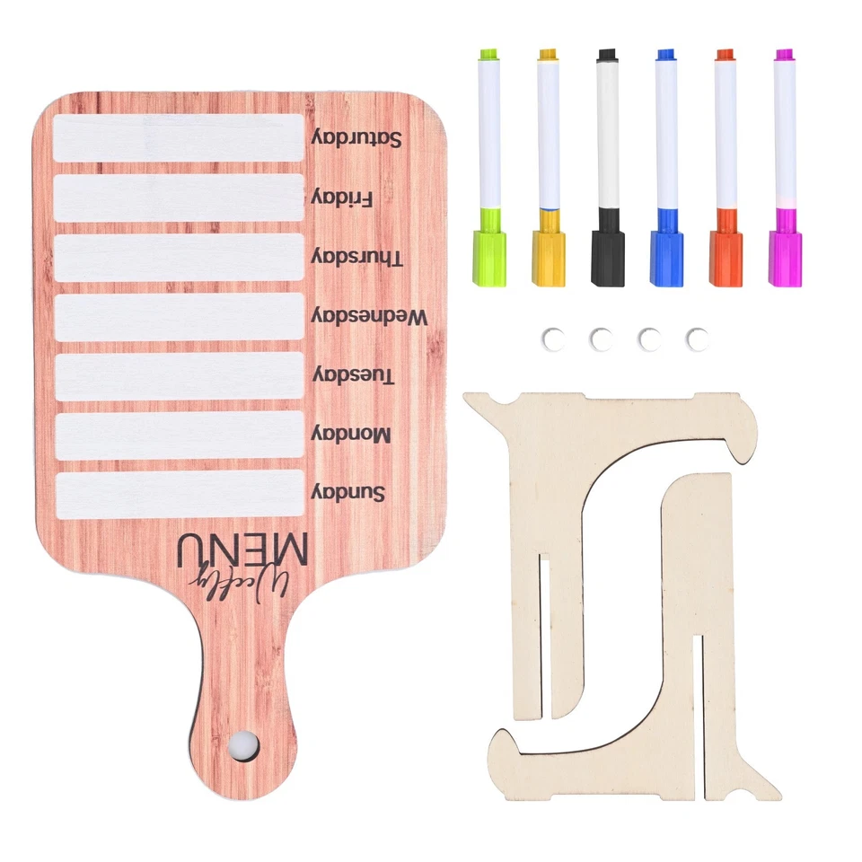 Simplify Your Meal Planning with Magnetic Weekly Menu Board for Kitchen - Image 4 of 4