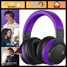 Classic E7 Active Noise Cancelling Headphones - Wireless, Over-Ear, Deep Bass