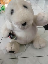 Vintage 1993 Coca-Cola Polar Bear Plush Coke Bottle Stuffed Animal 7  