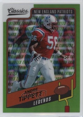 2021 Classics Premium Edition Green Timeless Tributes 15/20 Andre Tippett 16n7