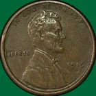 1919-S Lincoln Wheat Cent Choice Extremely Fine XF+ Coin #40879