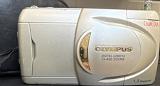 Olympus CAMEDIA D-450 ZOOM 1.3MP Compact Digital Camera 3x Zoom Silver
