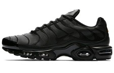 Nike Air Max Plus Triple Black Leather AJ2029-001