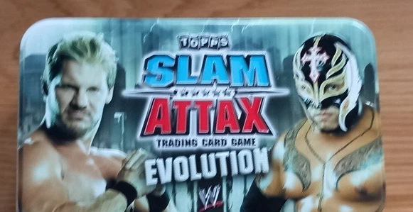 WWE SLAM ATTAX EVOLUTION EMPTY COLLECTORS TIN...CHOOSE BY TOPPS - Image 3 of 4
