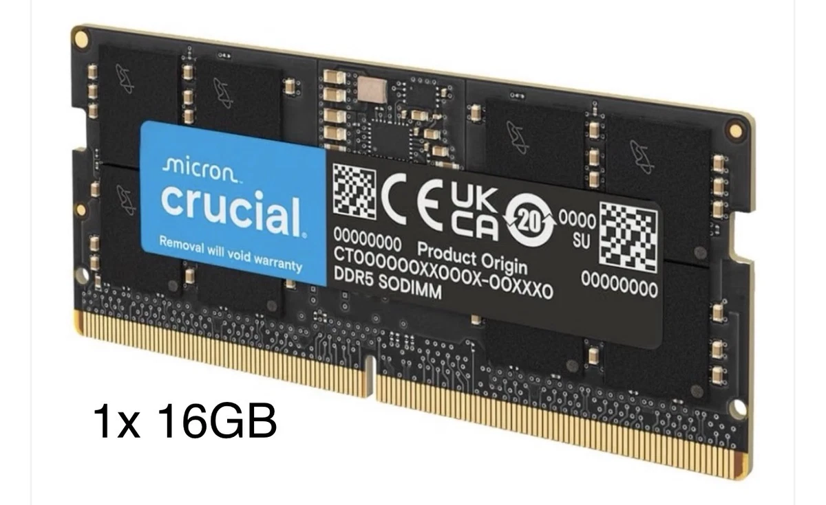 Crucial SO-DIMM 16 GB Computer Memory (RAM) for sale | eBay