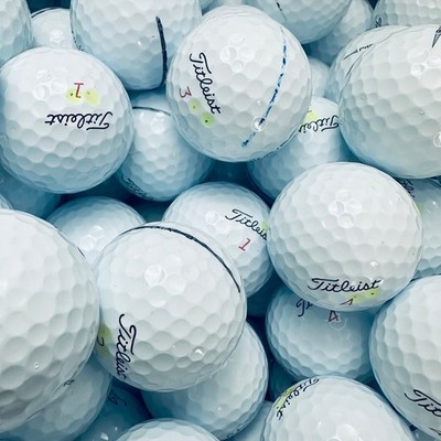 Titleist Pro V1x Grade A gebrauchte Golfbälle weiß 1 Dutzend / 12 gemischte Nummern