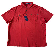 New Men's Ralph Lauren Polo Country Cotton Classic Fit Pony Pocket Mesh Shirt XL