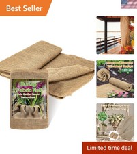 Burlap Fabric Roll - Natural Gardening Burlap Roll 13 Feet x 19.7" Multipurpo...