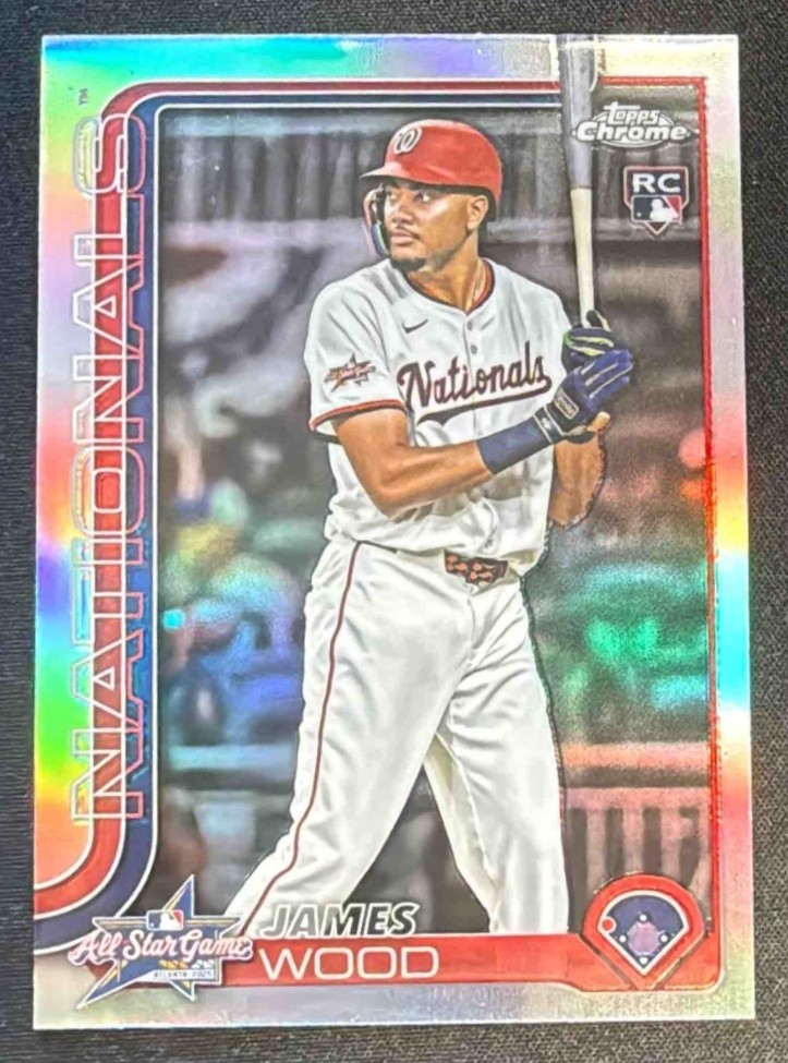 2025 Topps Chrome Update James Wood 2025 All-Star Game