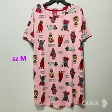 S/M - New Secret Treasures Short Sleeve Sleep Shirts in Pink