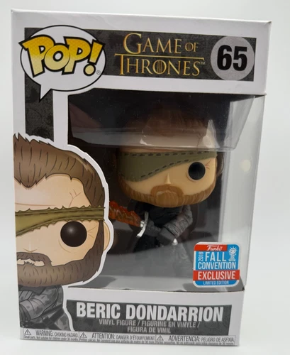 Beric Dondarrion Funko Pop Game of Thrones NYCC 2018 Limited Edition 65